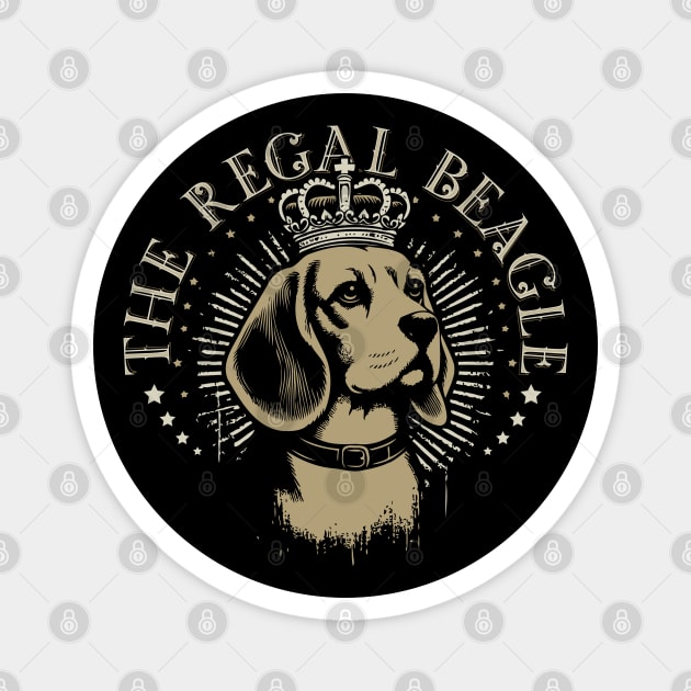 Regal Beagle Lounge 1977 // Threes Company Vintage Design Magnet by Trendsdk